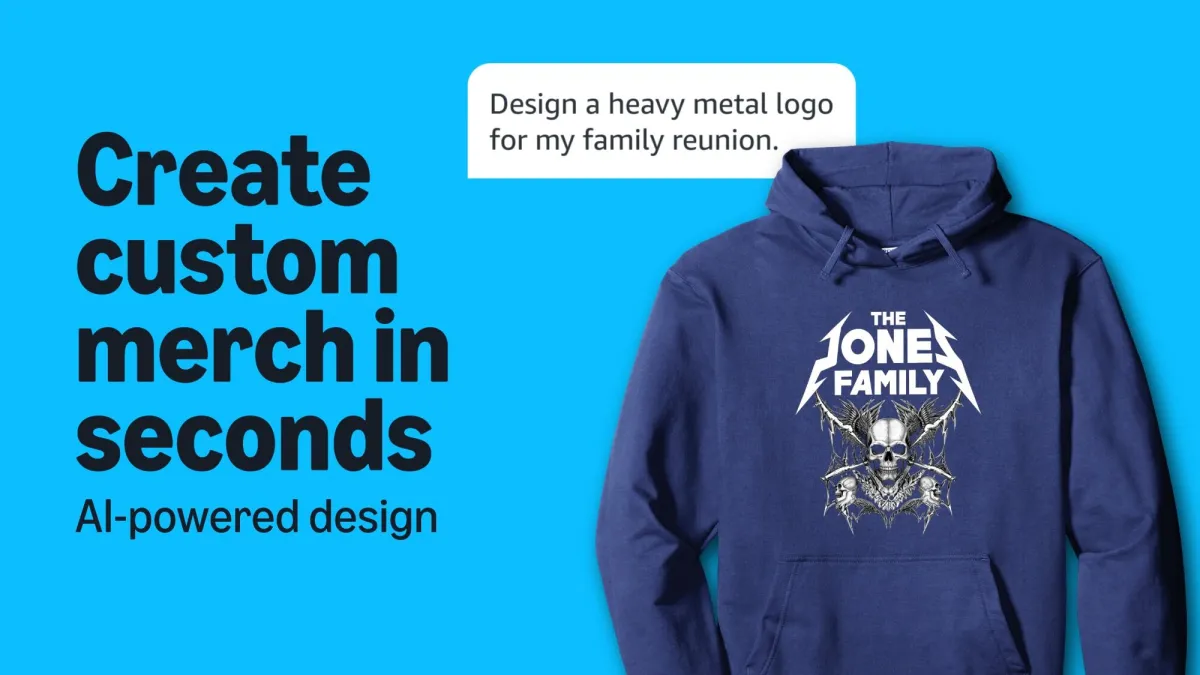 Amazon now lets you design custom merch using AI | TechCrunch